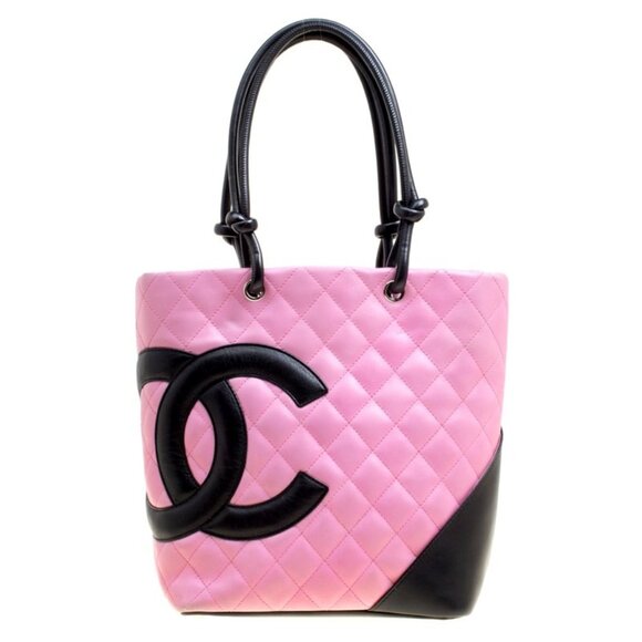 CHANEL Handbags - Authentic Chanel Cambon Ligne Quilted Calfskin Tote Medium Shoulder Bucket Bag